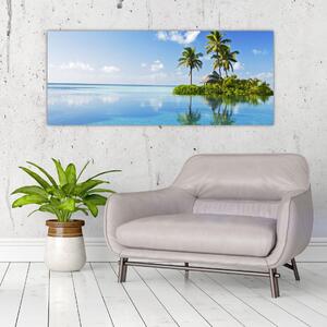 Kép - Trópusi sziget (120x50 cm)