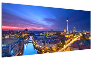 Kép - Kék ég Berlin felett (120x50 cm)