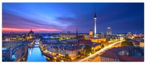 Kép - Kék ég Berlin felett (120x50 cm)