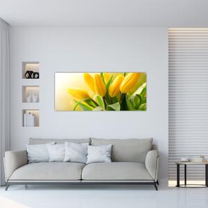 Kép - Sárga tulipán (120x50 cm)