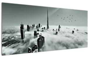 Kép - Felhőkarcolók Dubaiban (120x50 cm)