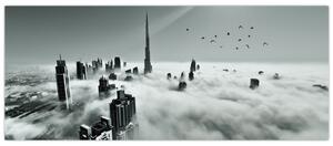 Kép - Felhőkarcolók Dubaiban (120x50 cm)