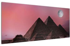Kép - Piramisok giza, Egyiptom (120x50 cm)