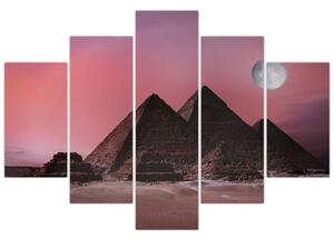 Kép - Piramisok giza, Egyiptom (150x105 cm)