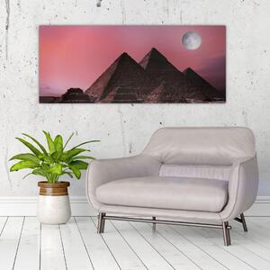 Kép - Piramisok giza, Egyiptom (120x50 cm)