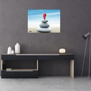 Kép - Egyensúly kövekkel (70x50 cm)