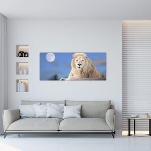 Kép - Fehér oroszlán (120x50 cm)