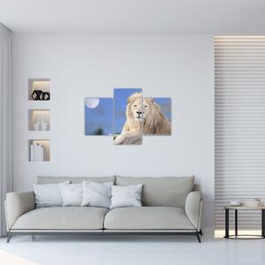 Kép - Fehér oroszlán (90x60 cm)