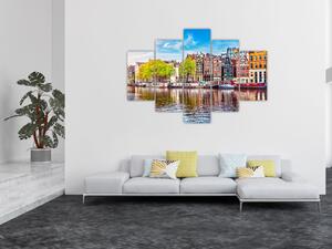 Kép - Táncoló házak, Amszterdam (150x105 cm)