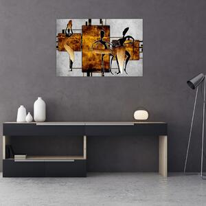 Kép - Az afrikai kultúra motívumai (90x60 cm)