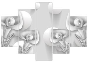 Kép - Virágos dizájn (150x105 cm)