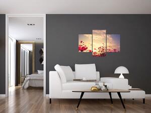Kép - Rét virágokkal (90x60 cm)