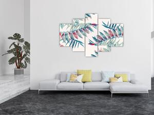 Kép - Trópusi levelek (150x105 cm)