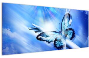 Kép - Pillangó, a remény szimbóluma (120x50 cm)