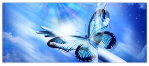 Kép - Pillangó, a remény szimbóluma (120x50 cm)