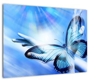 Kép - Pillangó, a remény szimbóluma (70x50 cm)