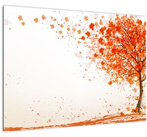 Kép - Fa a szélben (üvegen) (70x50 cm)