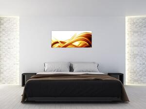Kép - Sárga absztrakció (120x50 cm)