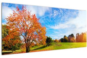 Kép - Őszi táj (120x50 cm)