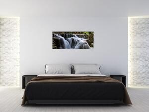 Kép - Vízesések kaszkádjai (120x50 cm)