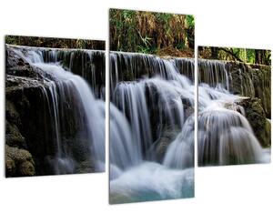 Egy kép a vízesésekről a dzsungelben (90x60 cm)