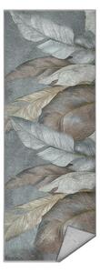 Zöld-szürke mosható futószőnyeg 80x200 cm Dusty Leaves – Mila Home