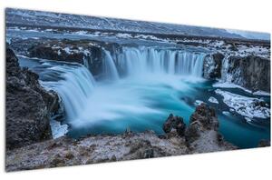 Kép - Kilátás a vízesésre (120x50 cm)