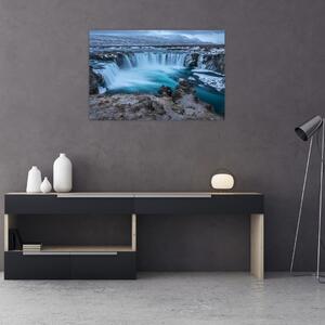 Kép - Kilátás a vízesésre (90x60 cm)