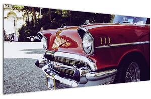 Egy régi autó képe (120x50 cm)