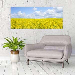 Egy sárga mező képe (120x50 cm)