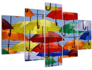 Színes esernyők képe (150x105 cm)