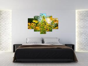 Sárga virágok képe (150x105 cm)