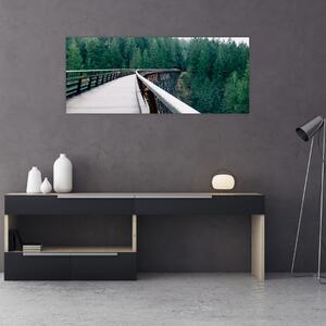 Kép - Híd a fák csúcsán (120x50 cm)