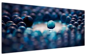 Festés - Kék golyók (120x50 cm)