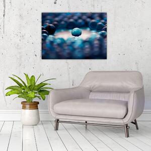 Festés - Kék golyók (70x50 cm)