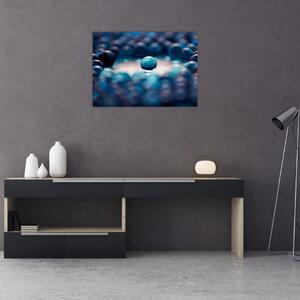 Festés - Kék golyók (70x50 cm)