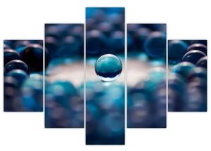 Festés - Kék golyók (150x105 cm)