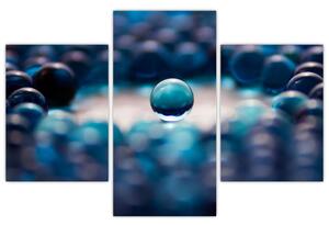 Festés - Kék golyók (90x60 cm)