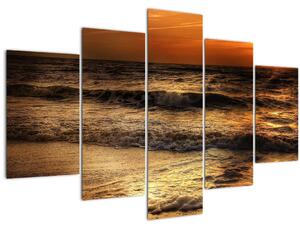 Kép - Hullámok a parton (150x105 cm)