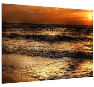 Kép - Hullámok a parton (70x50 cm)