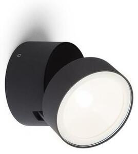 FLAVIO R felületre szerelhető fekete 230V LED 6W 110° IP54 3000K