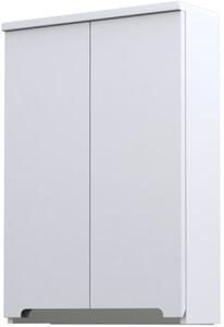 Oristo Silver szekrény 50.2x15.5x71.6 cm oldalt függő fehér OR33-SG2D-50-1