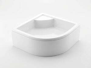 Favorit STEP MAGASÍTOTT zuhanytálca íves - szaniter akril - 90 x 90 x 32 cm