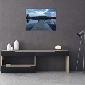 Kép - Móló a tón (70x50 cm)