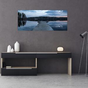 Kép - Móló a tón (120x50 cm)