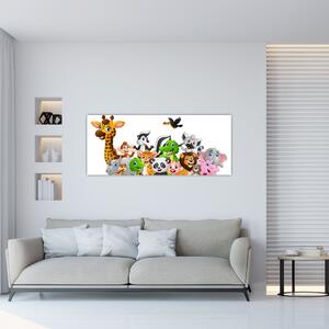 Az állatok képe (120x50 cm)