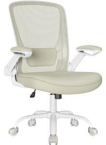 Ergonomikus irodai szék zabpehely-bézs színben