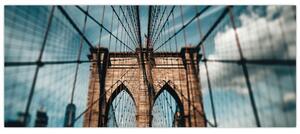 Kép - Brooklyn Bridge (120x50 cm)