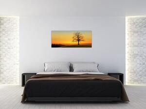 Egy fa képe a mezőn (120x50 cm)