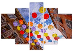 Színes esernyők képe (150x105 cm)